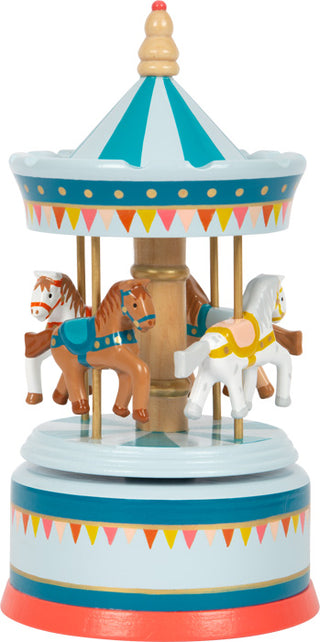 Große Spieluhr Pferdekarussell Zirkus