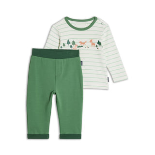 Baby Set Shirt und Hose in grün