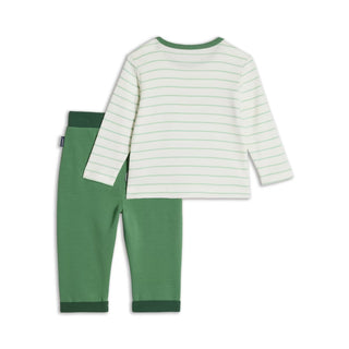 Baby Set Shirt und Hose in grün