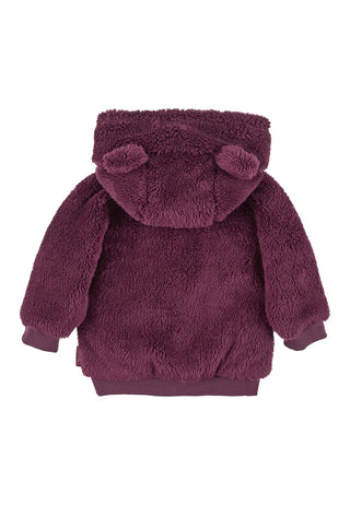 Sterntaler Baby-Jacke aus doppelseitigem Teddymaterial, Pink